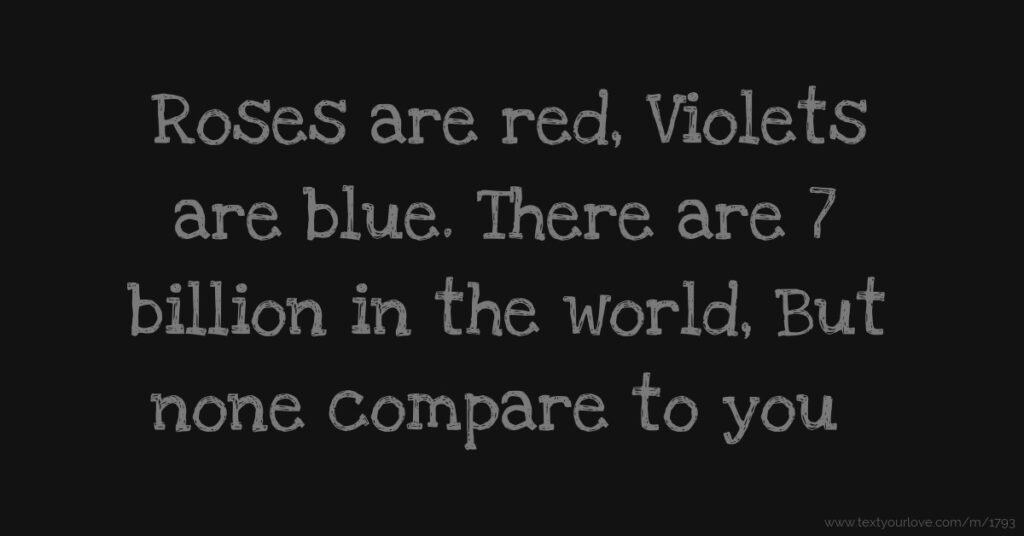 Roses Are Red Violets Are Blue Pick-Up Lines