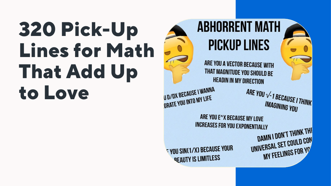 Pick-Up Lines for Math